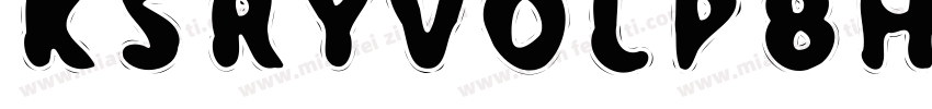 KSRYVOLPBH0 17 0字体转换
